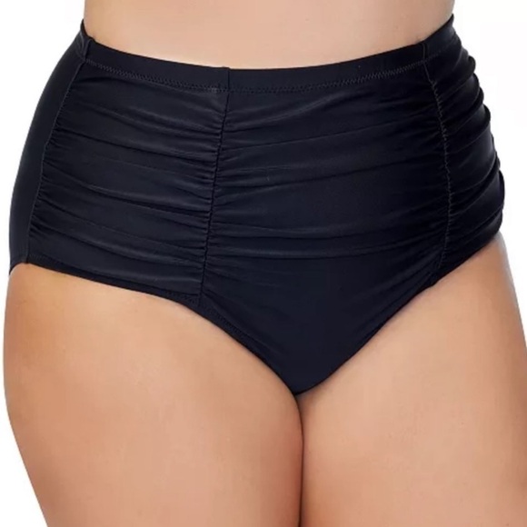 RAISINS CURVE Trendy Plus Size Costa High-Rise Bikini Bottoms Swimsuit-New 24W - Picture 1 of 8
